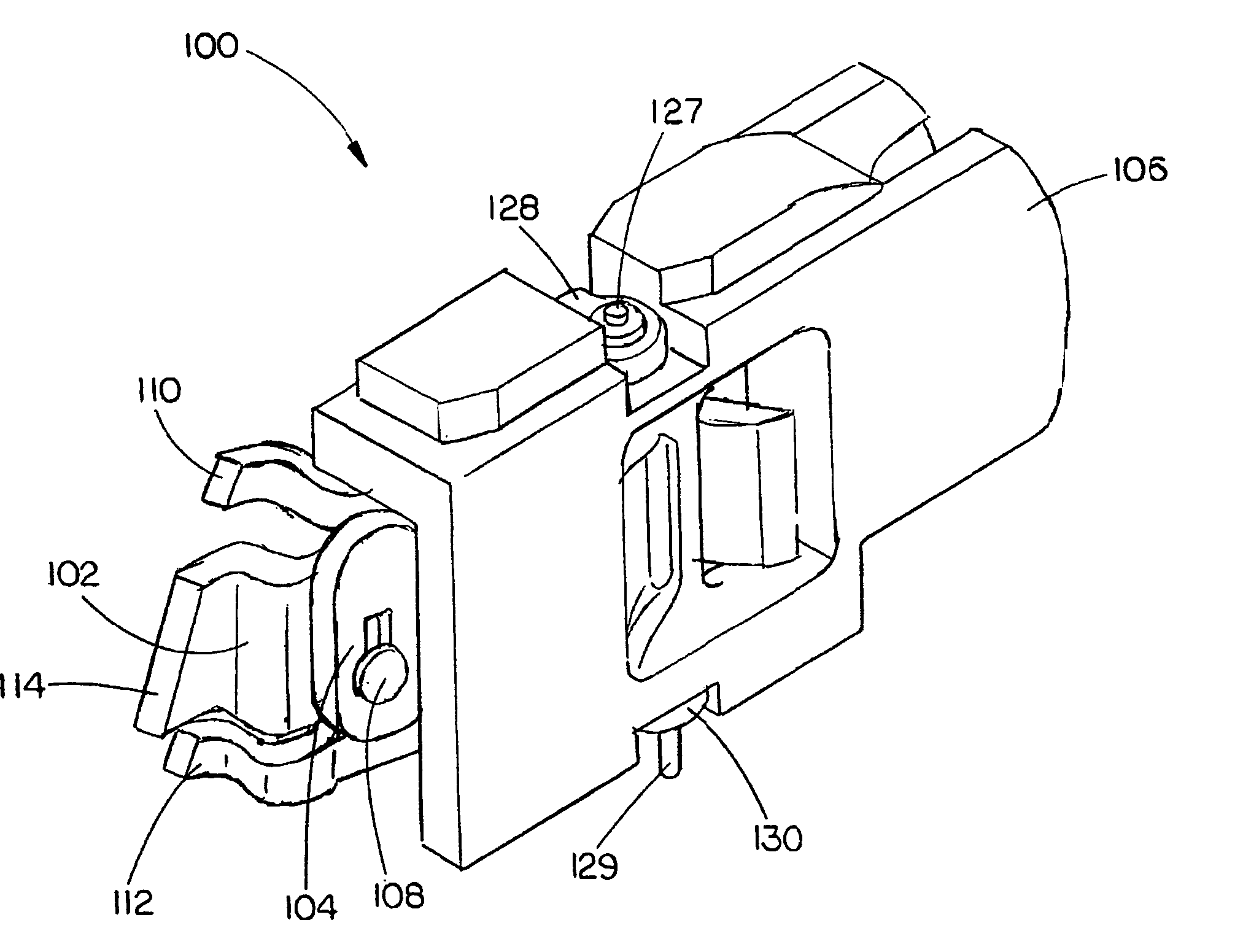 Articulating pusher assembly