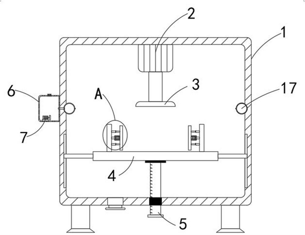 Grinding device for screw mold machining