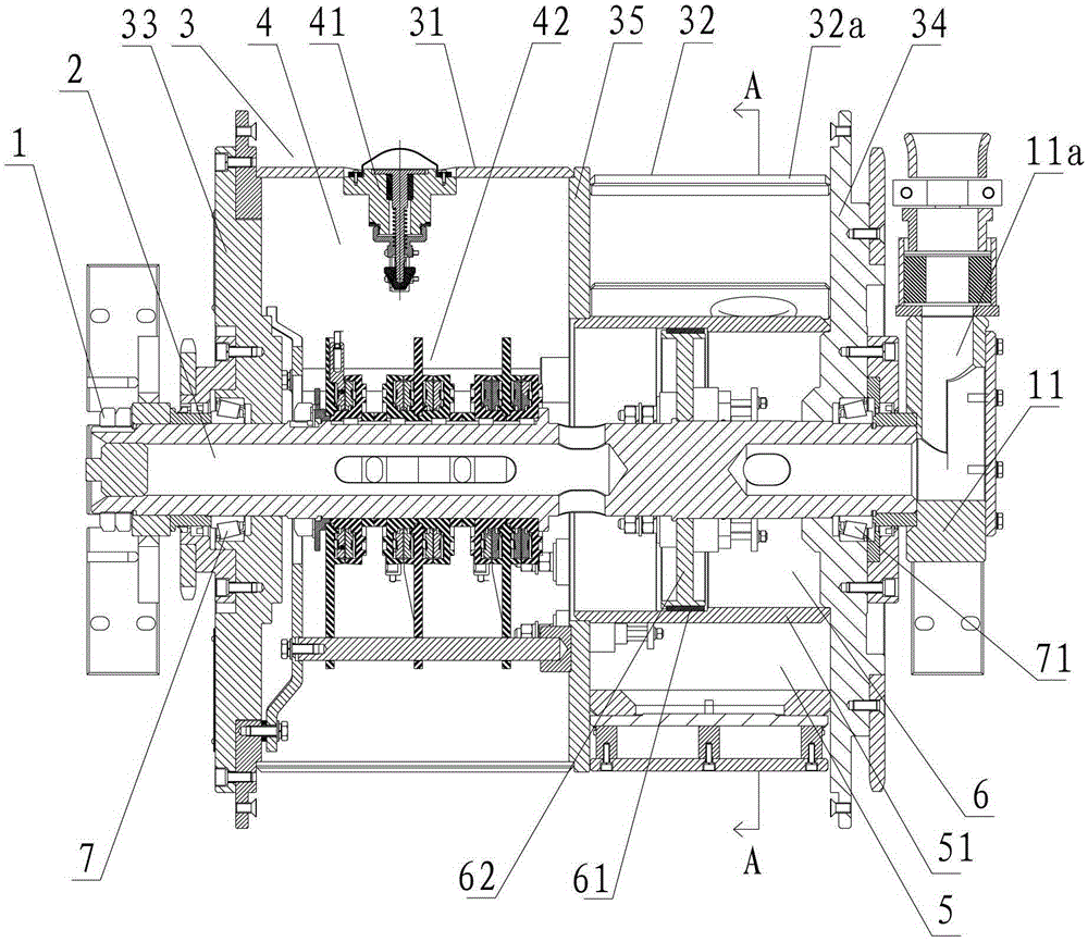 A flameproof cable reel and coal mine machinery