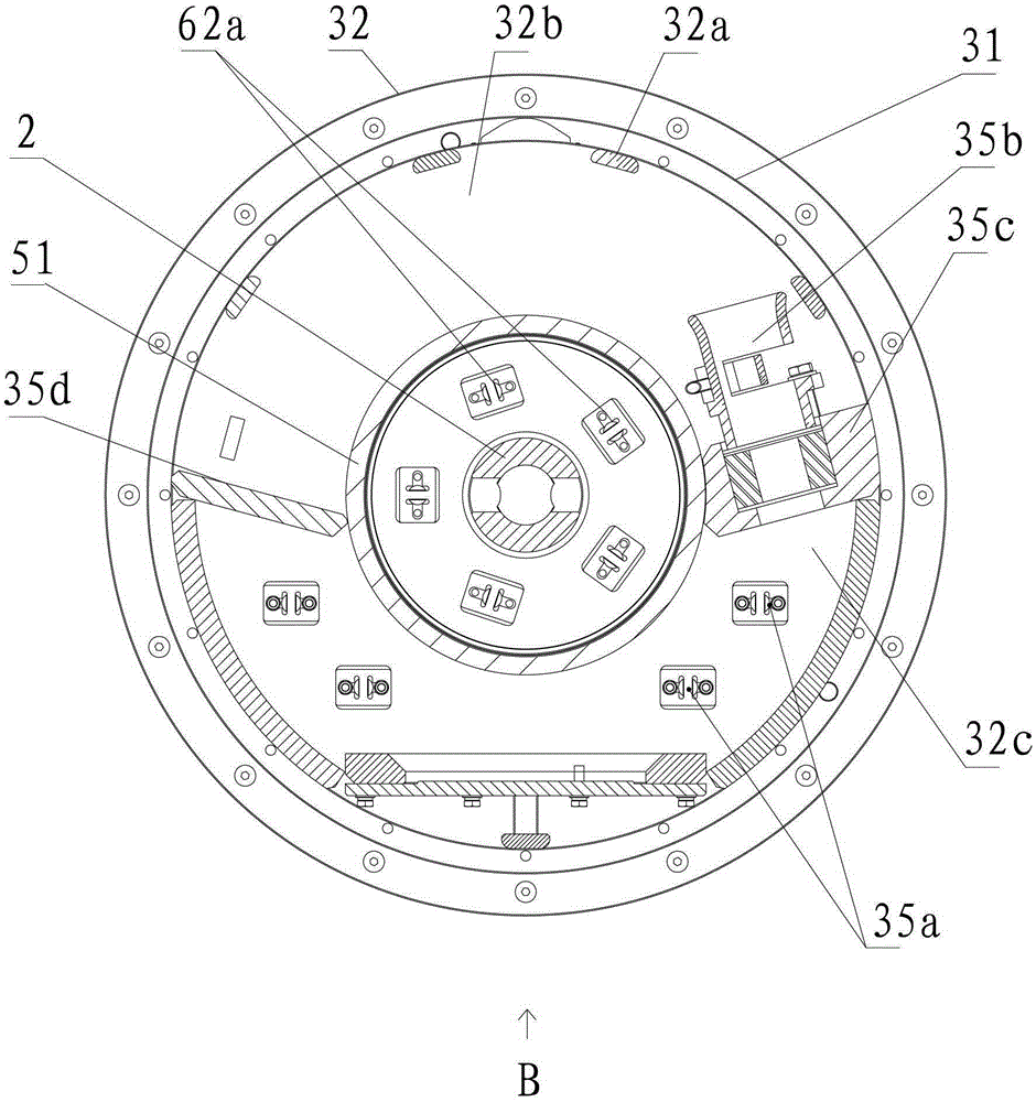 A flameproof cable reel and coal mine machinery