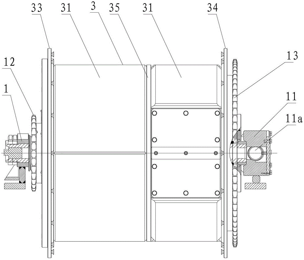 A flameproof cable reel and coal mine machinery