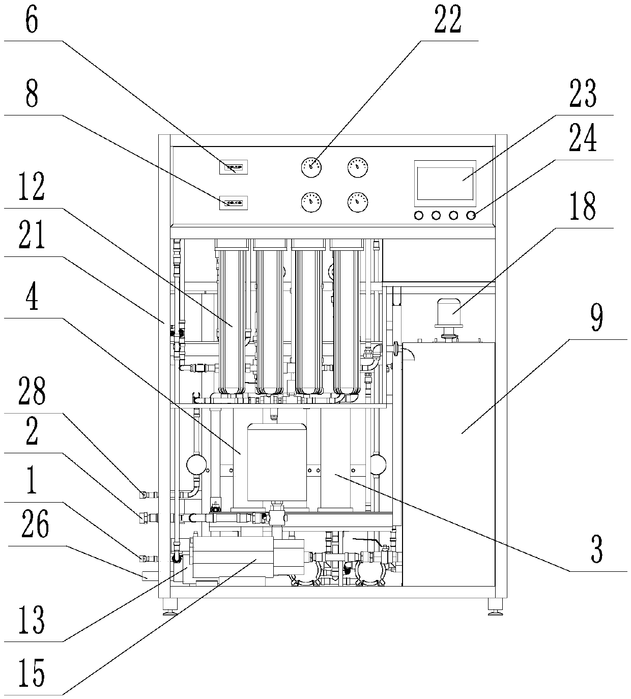 Water purifier, water purification system comprising same, and control method