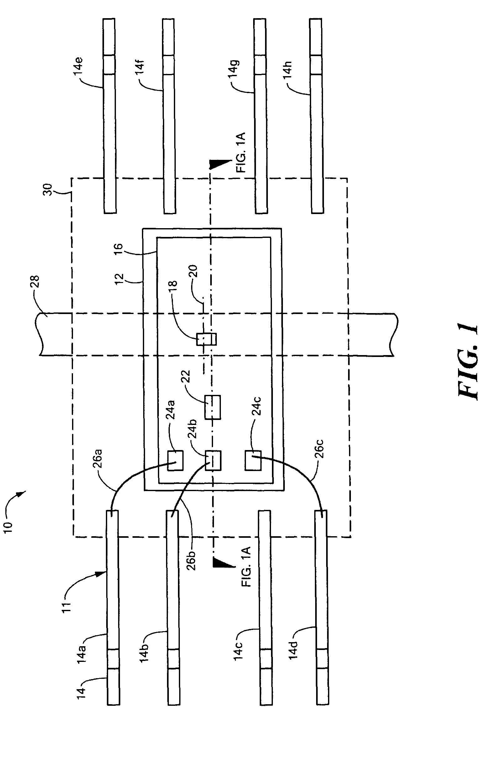 Arrangements for a current sensing circuit and integrated current sensor