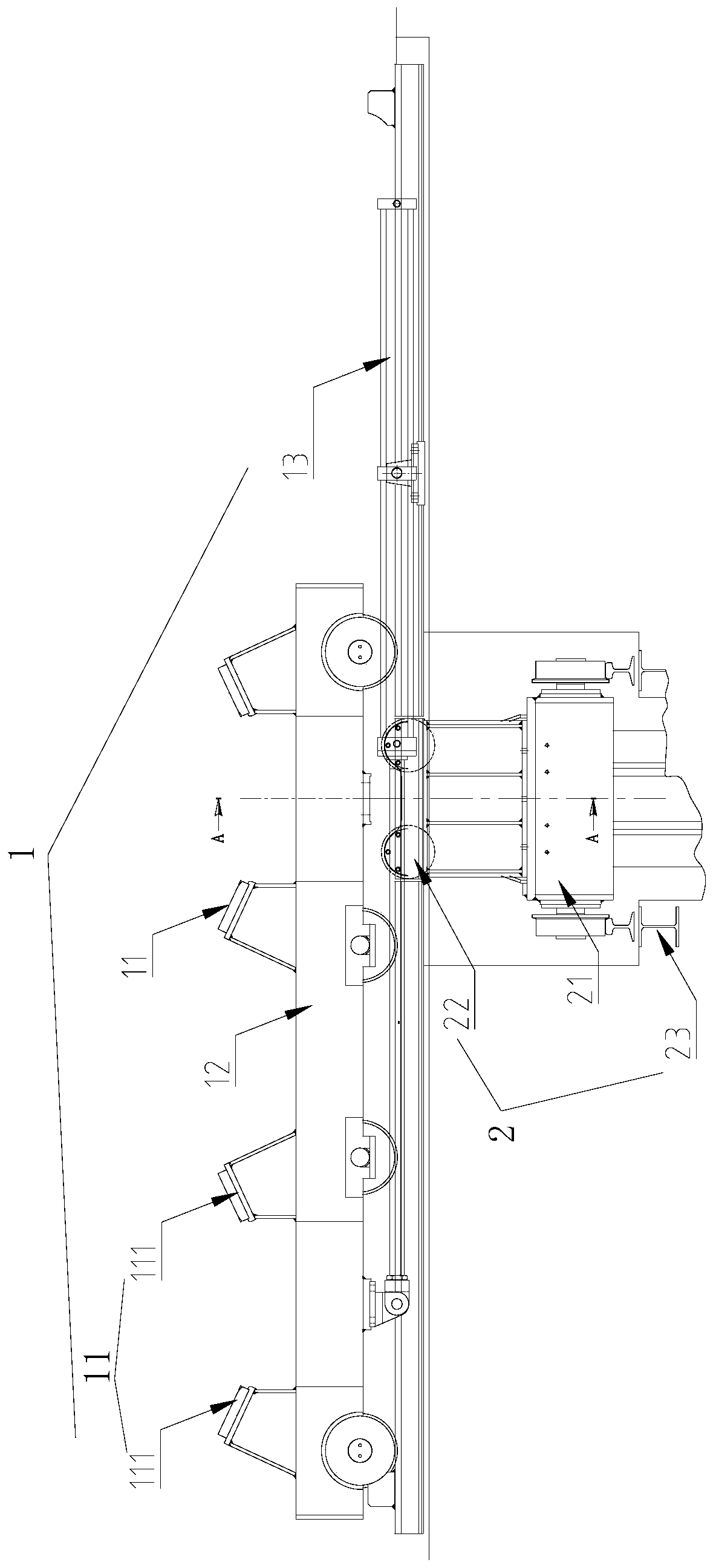 Material storage and feeding device, production equipment and control method for operating production equipment