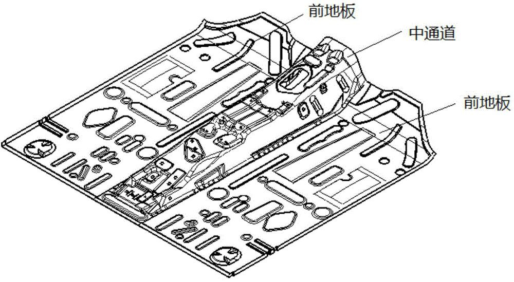 Lightweight automotive middle channel