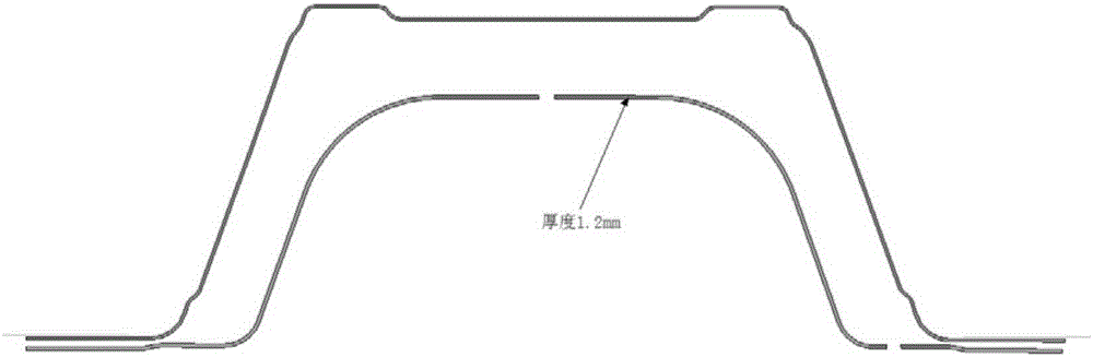 Lightweight automotive middle channel