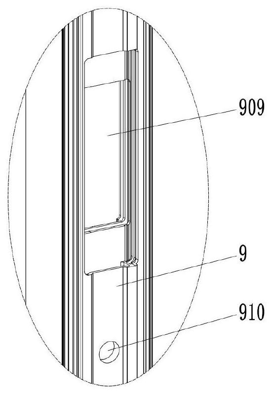 House wall surface and floor connecting structure