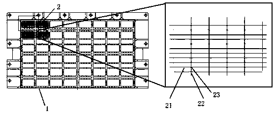 Collimator grid structure laser precision welding device and method