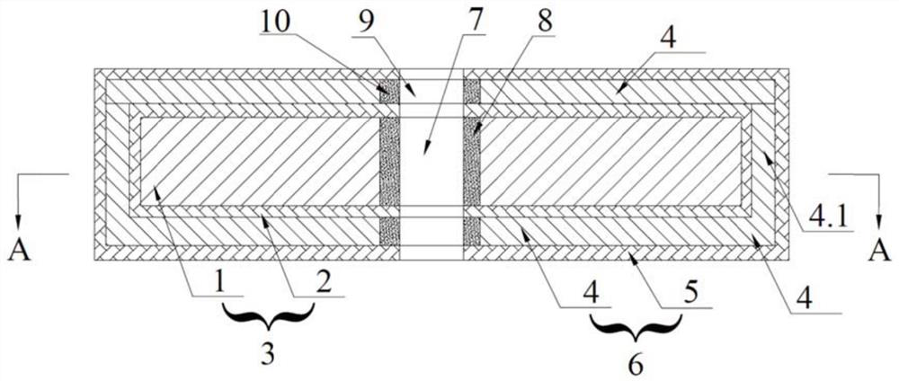 A processing technology for vacuum heat insulation panels with installation holes and not afraid of surface damage