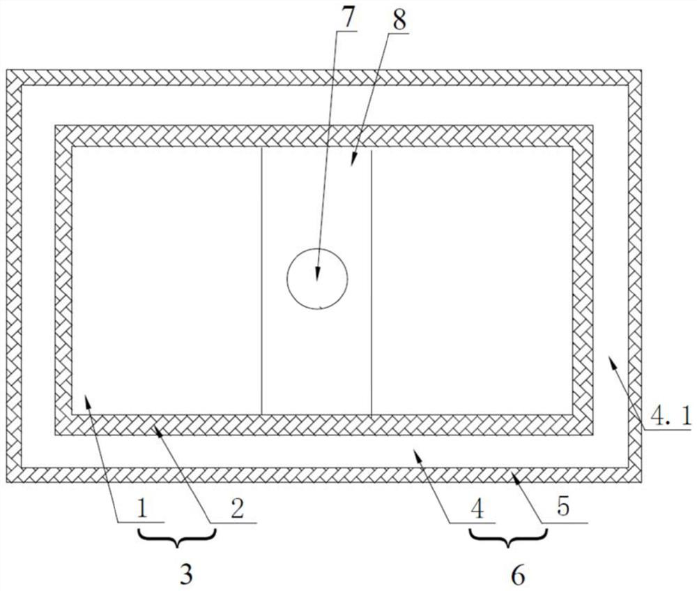 A processing technology for vacuum heat insulation panels with installation holes and not afraid of surface damage