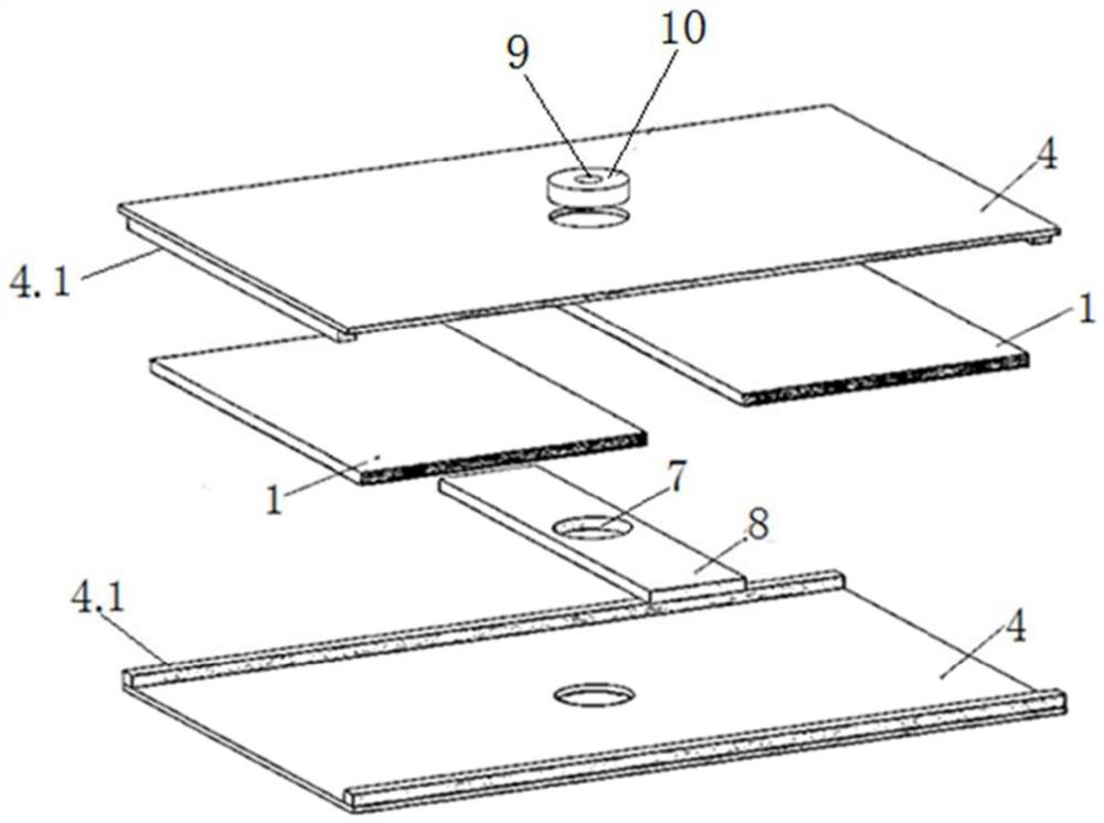 A processing technology for vacuum heat insulation panels with installation holes and not afraid of surface damage