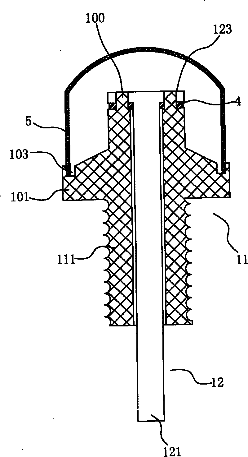 Omnibearing luminous LED device