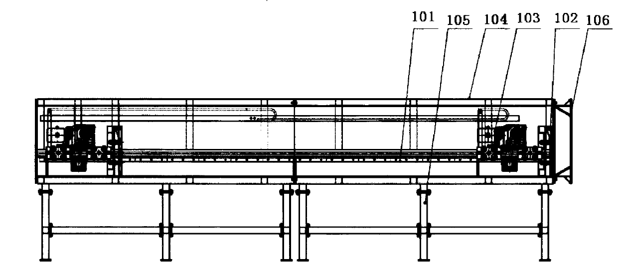 Device and technical process for one-stop recovery and treatment of steel skeleton plastic composite pipes