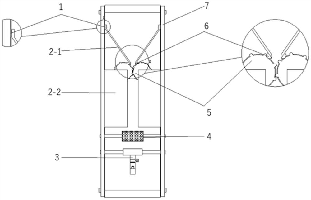 Prawn shelling qualified rate detection device based on multi-touch identification