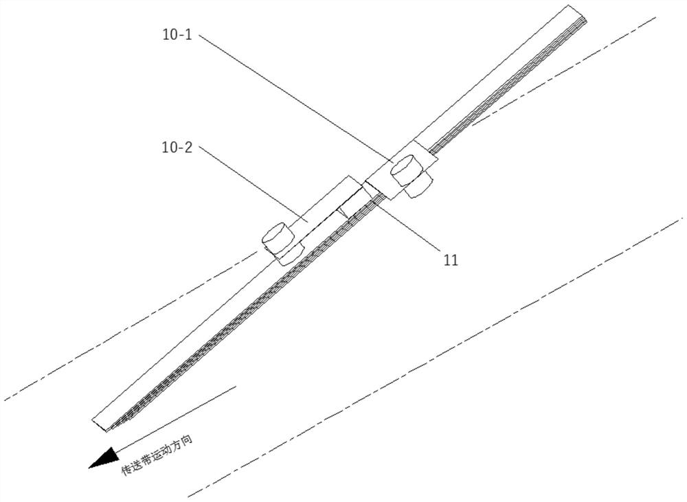 Prawn shelling qualified rate detection device based on multi-touch identification