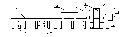 Automatic welding device for special reinforcement cage seam welder