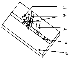 Method for controlling heat crack and residual stress of Fe-based fusion-repair layer via ultrasonic impact