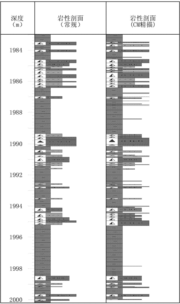 Method for accurately describing lithological characters of unconventional tight oil gas core in detail