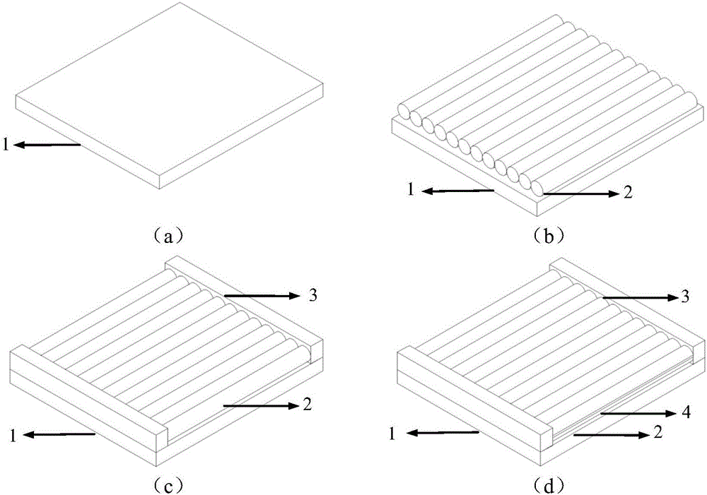 Working electrode of three-dimensional dye-sensitized solar cell, and preparation method of working electrode