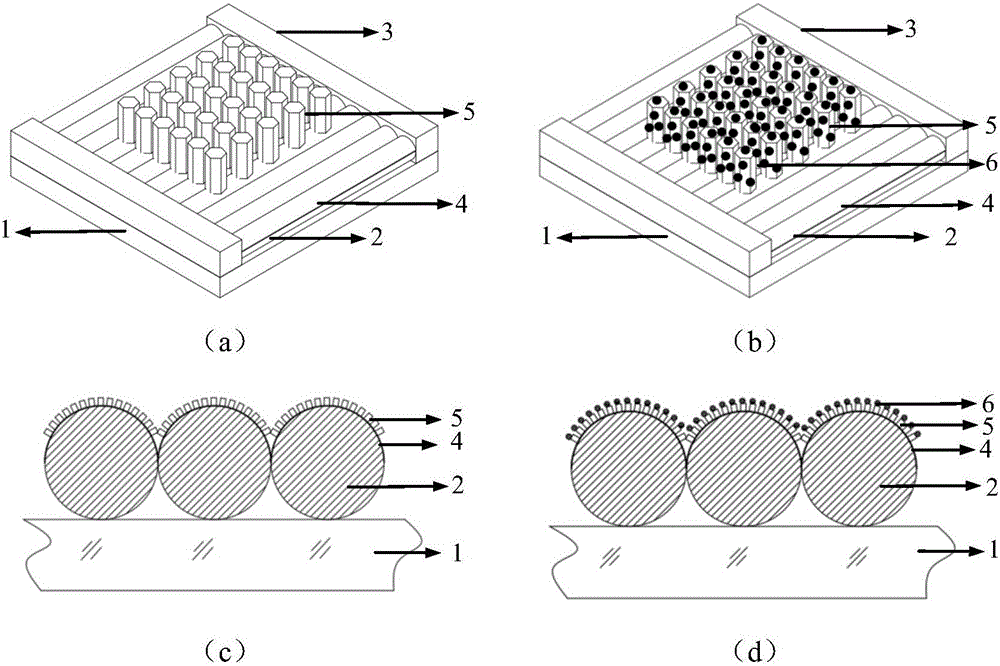 Working electrode of three-dimensional dye-sensitized solar cell, and preparation method of working electrode