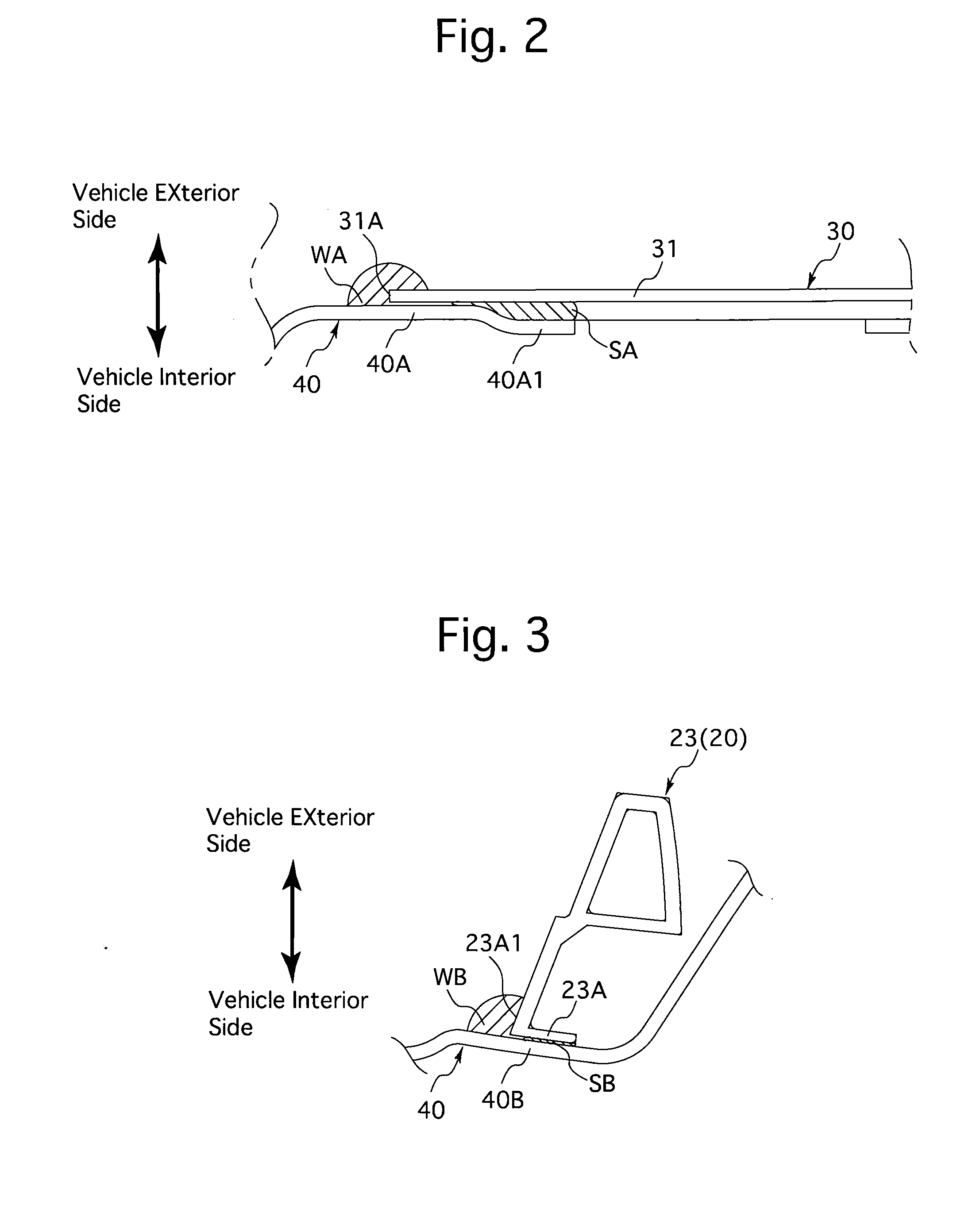 Vehicle door frame and method of producing the same