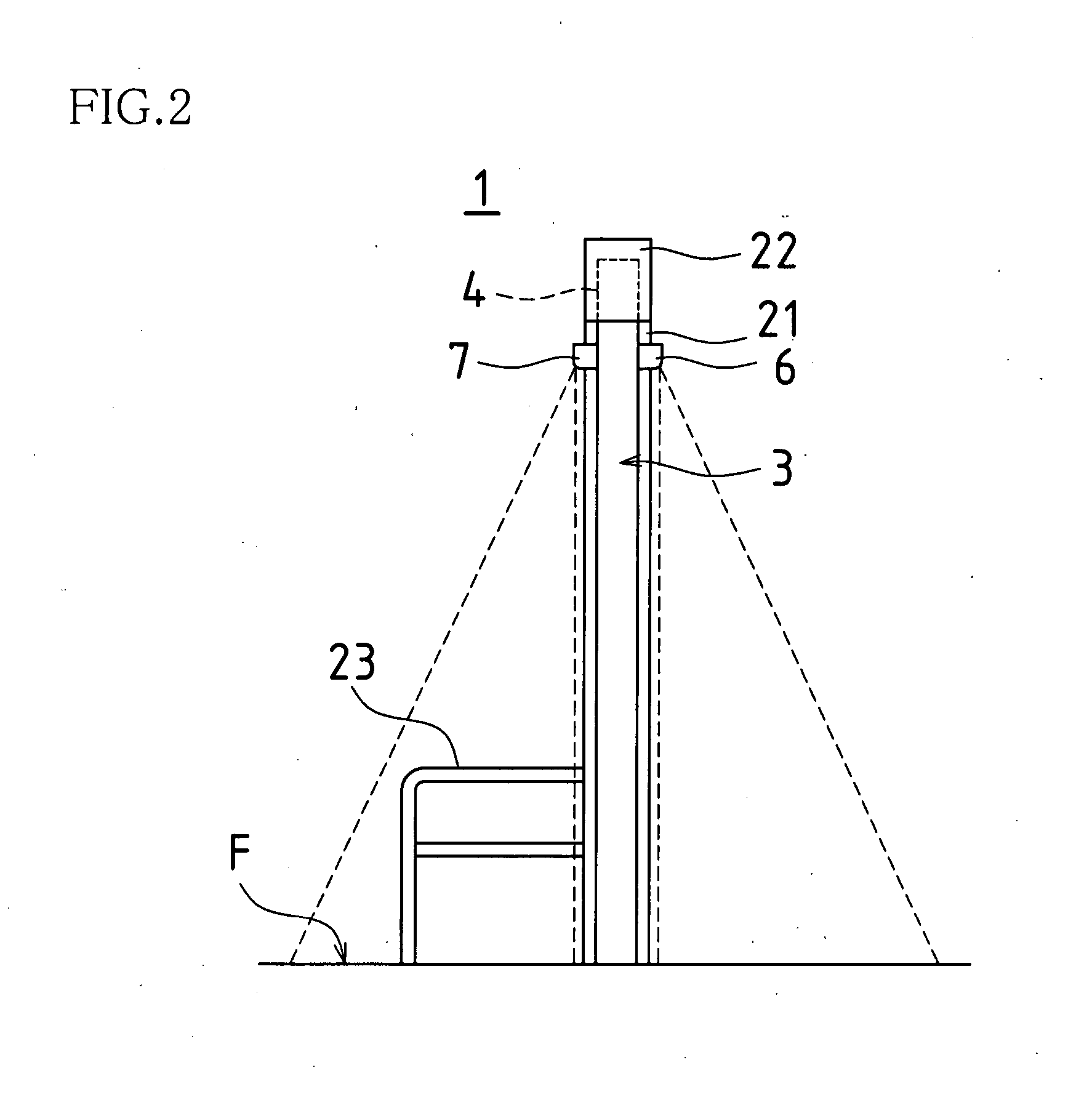 Door sensor and door equipped with such door sensor