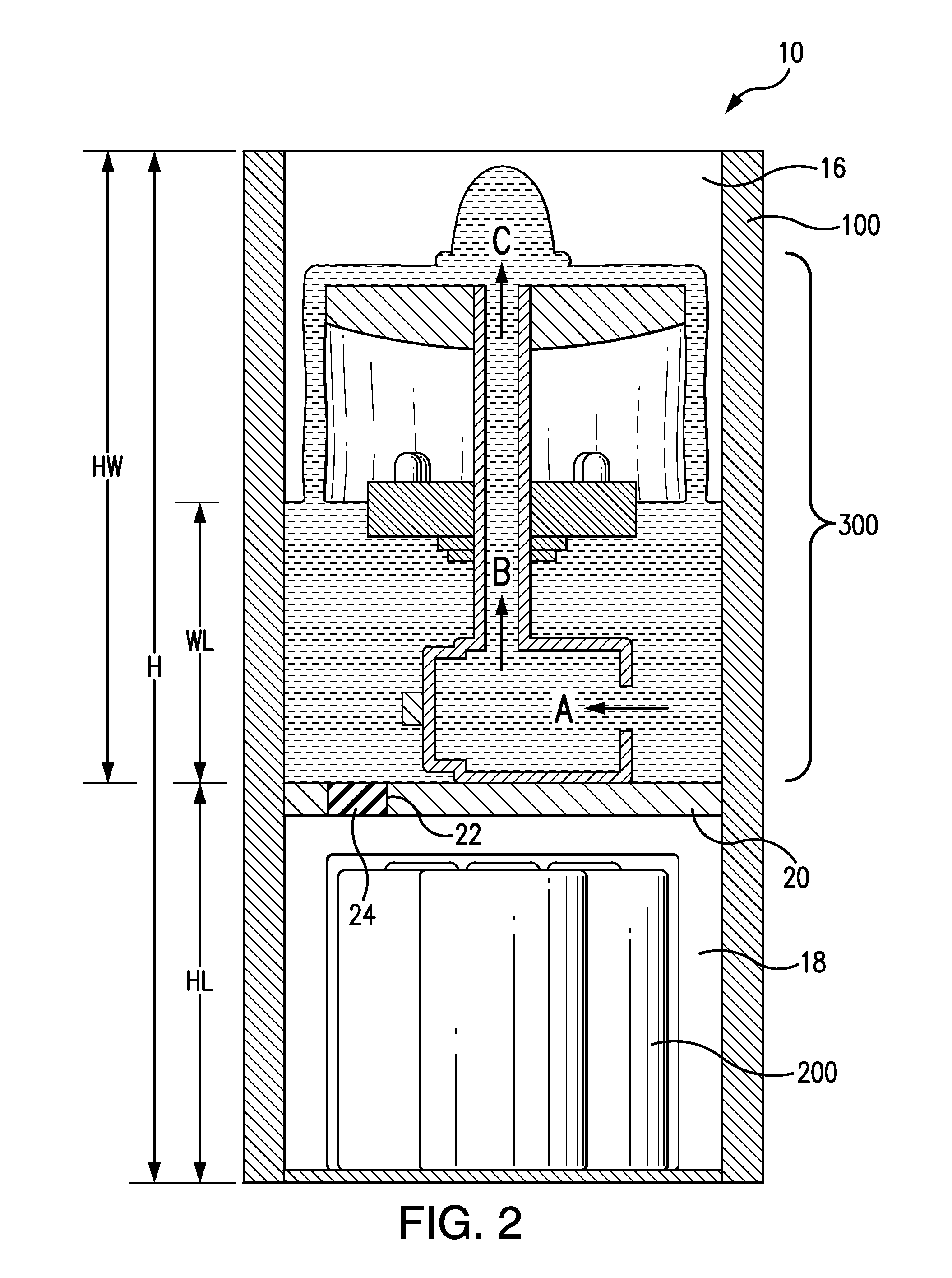 Flameless candle with integrated fountain