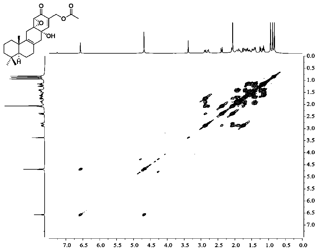 A kind of sesquiterpene cyclohexenone compound and its preparation method and application