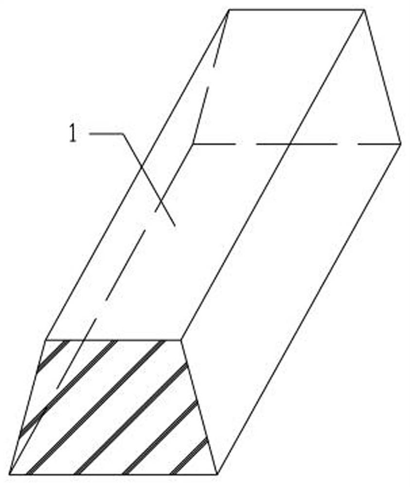 Grating structure reinforced foam sandwich composite material preparation method based on secondary forming