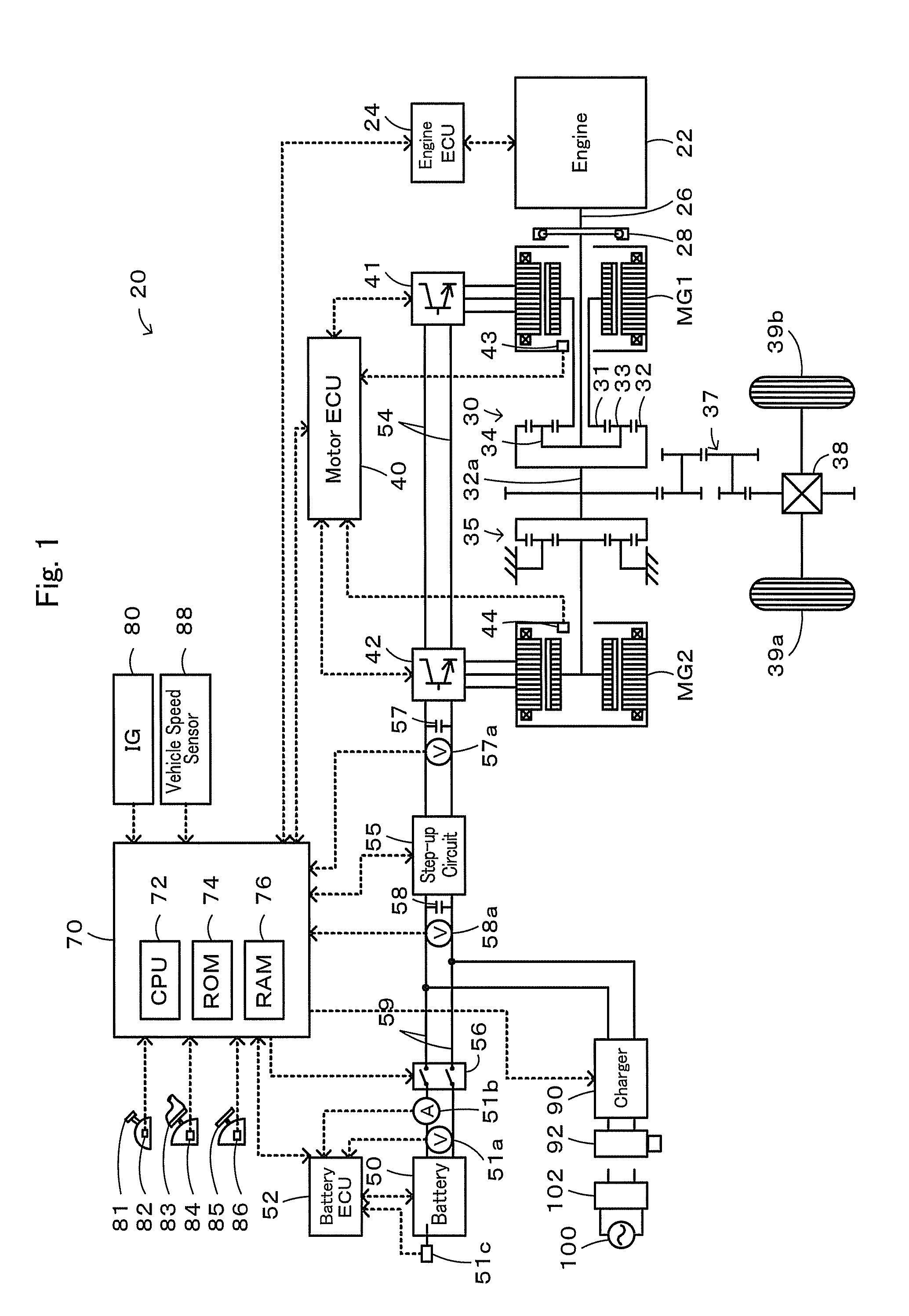 Hybrid vehicle and control method thereof