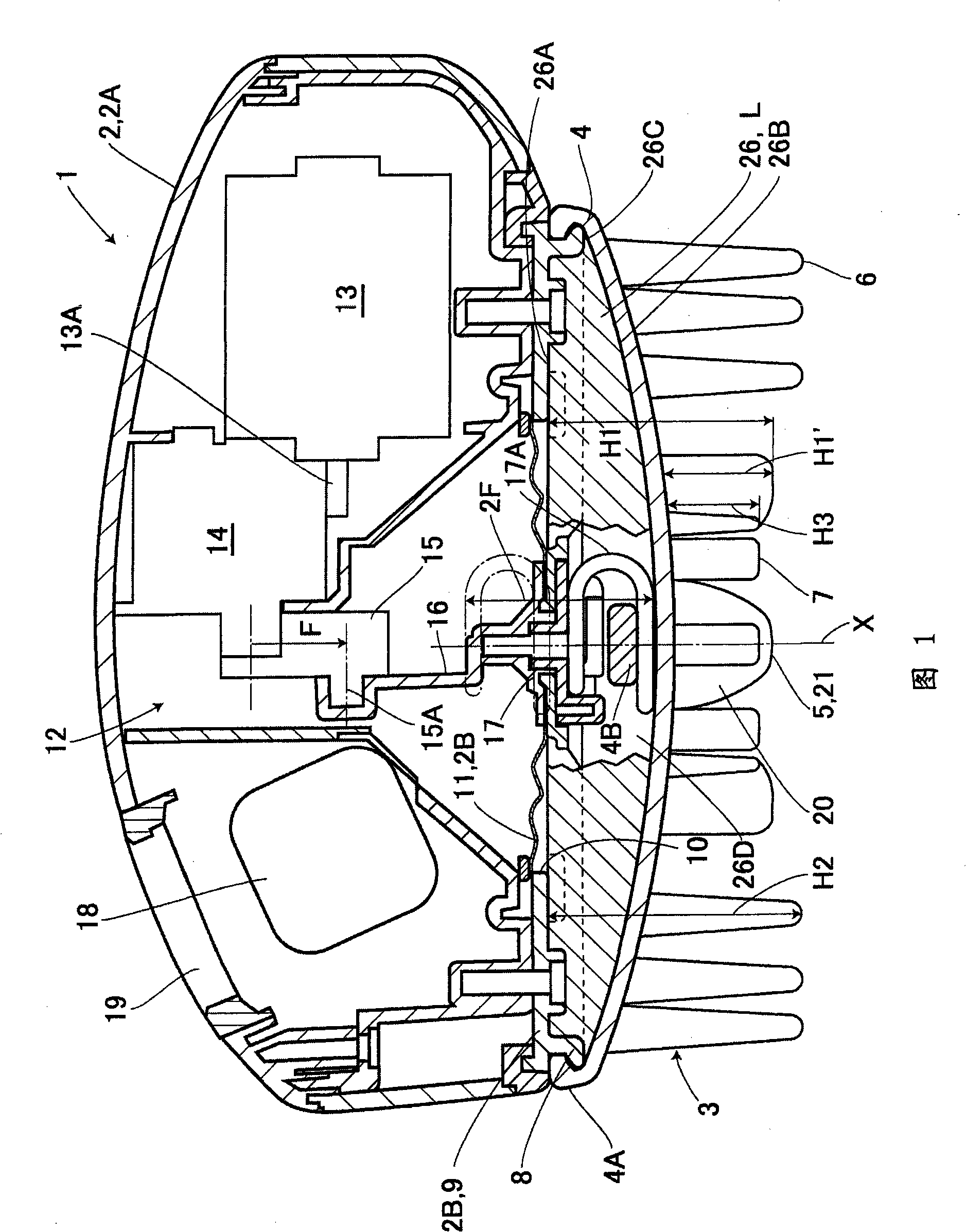 Massaging device