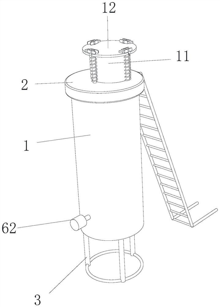 Dairy product factory wastewater combined treatment device based on reverse osmosis membrane