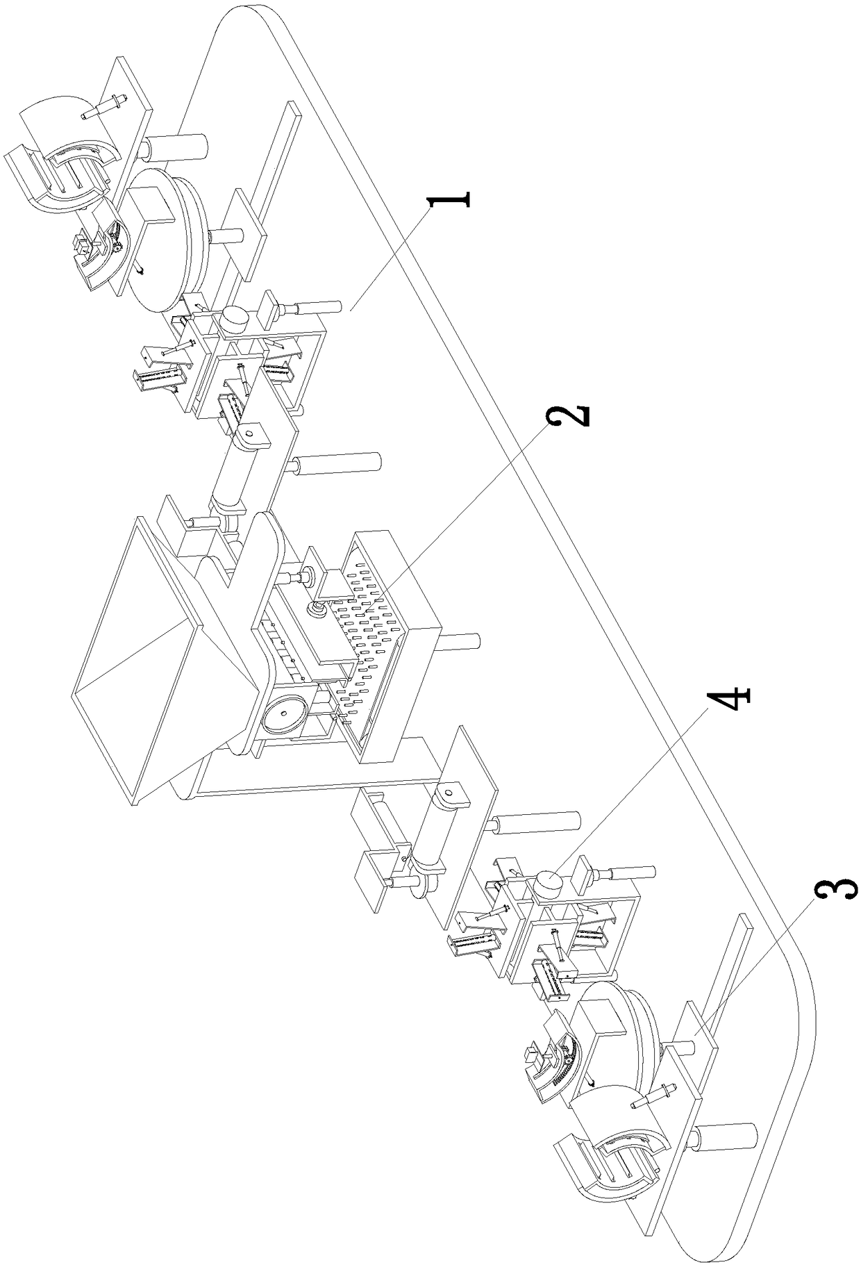 Automatic construction equipment of power cable