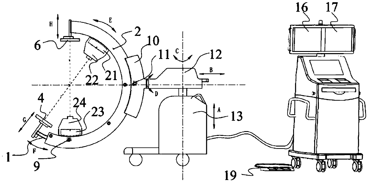 X ray real-time imaging device