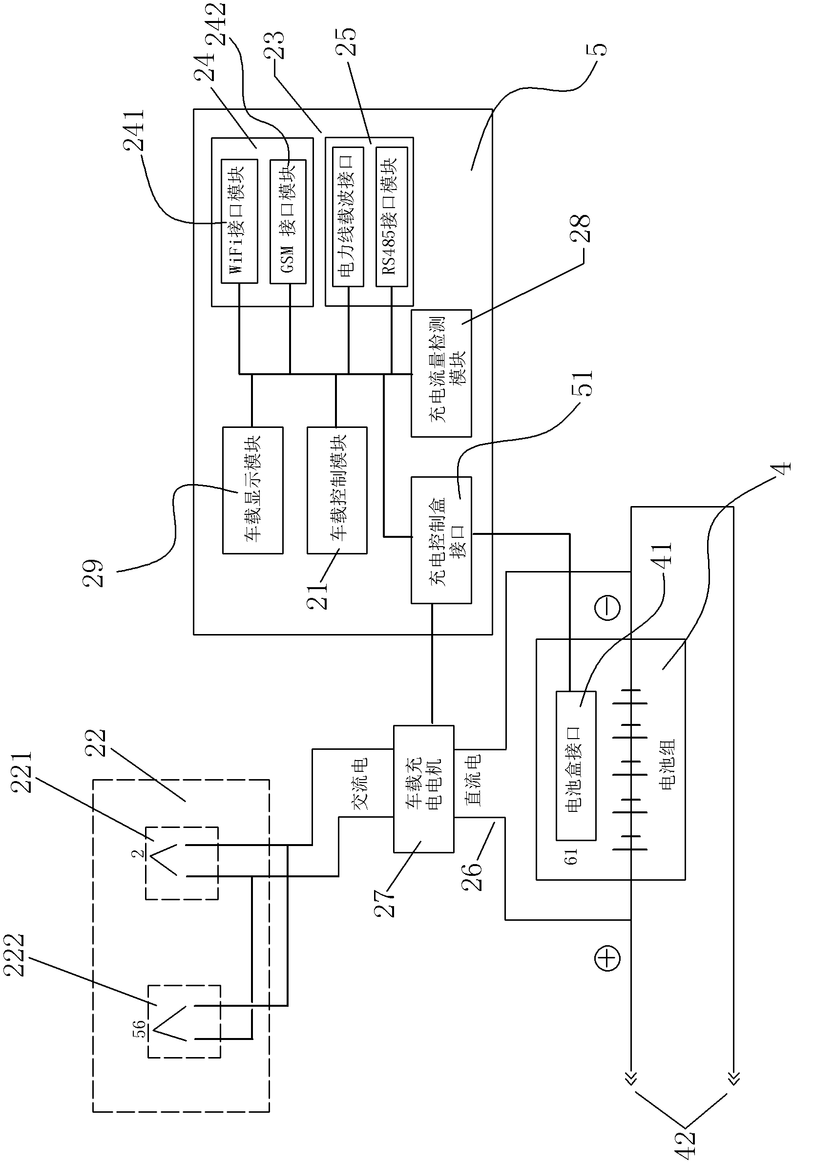 Automatic charging system for electric vehicle based on internet of things and rail-type power supply pile