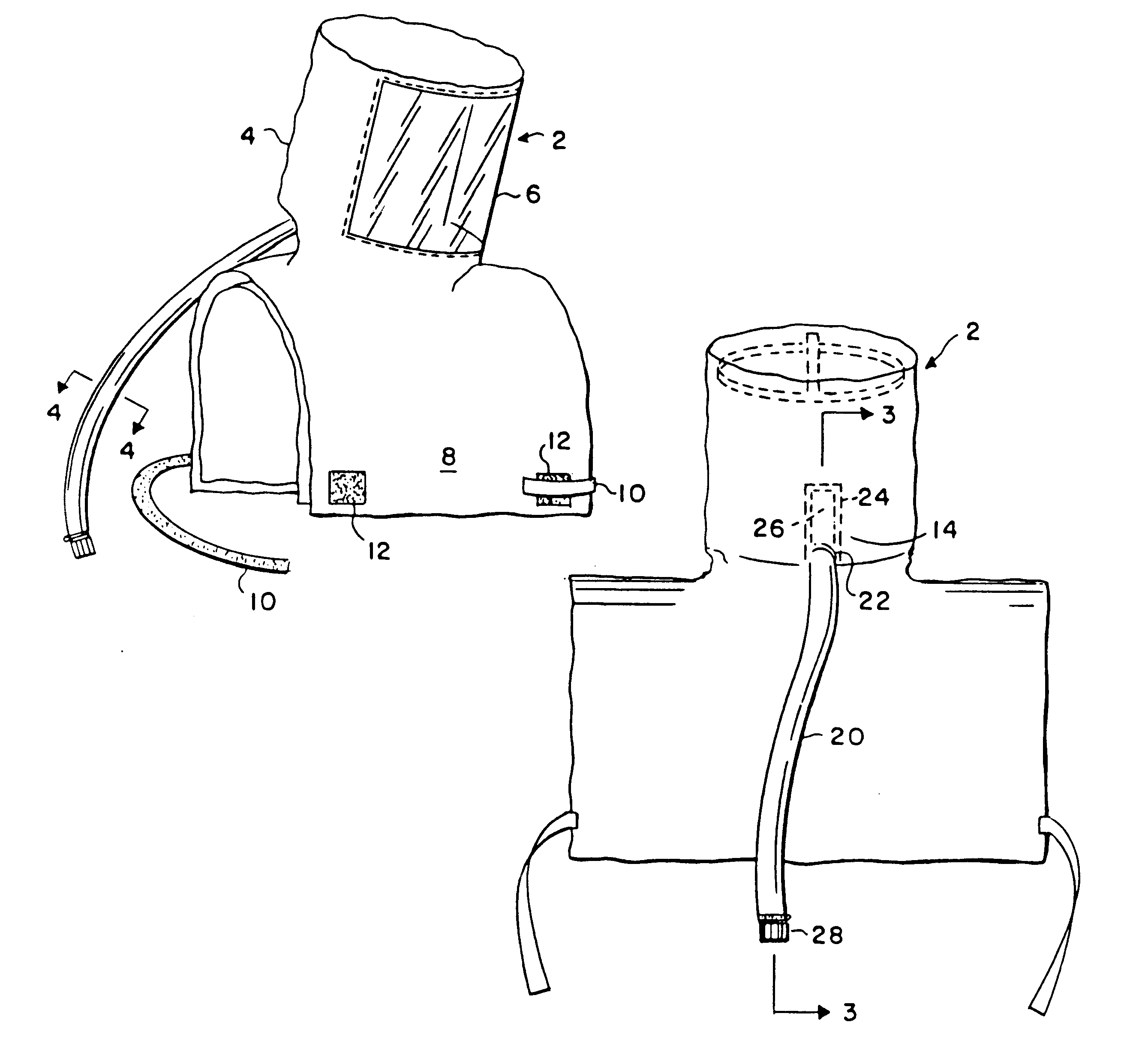 Disposable safety hood having unique air supply connector