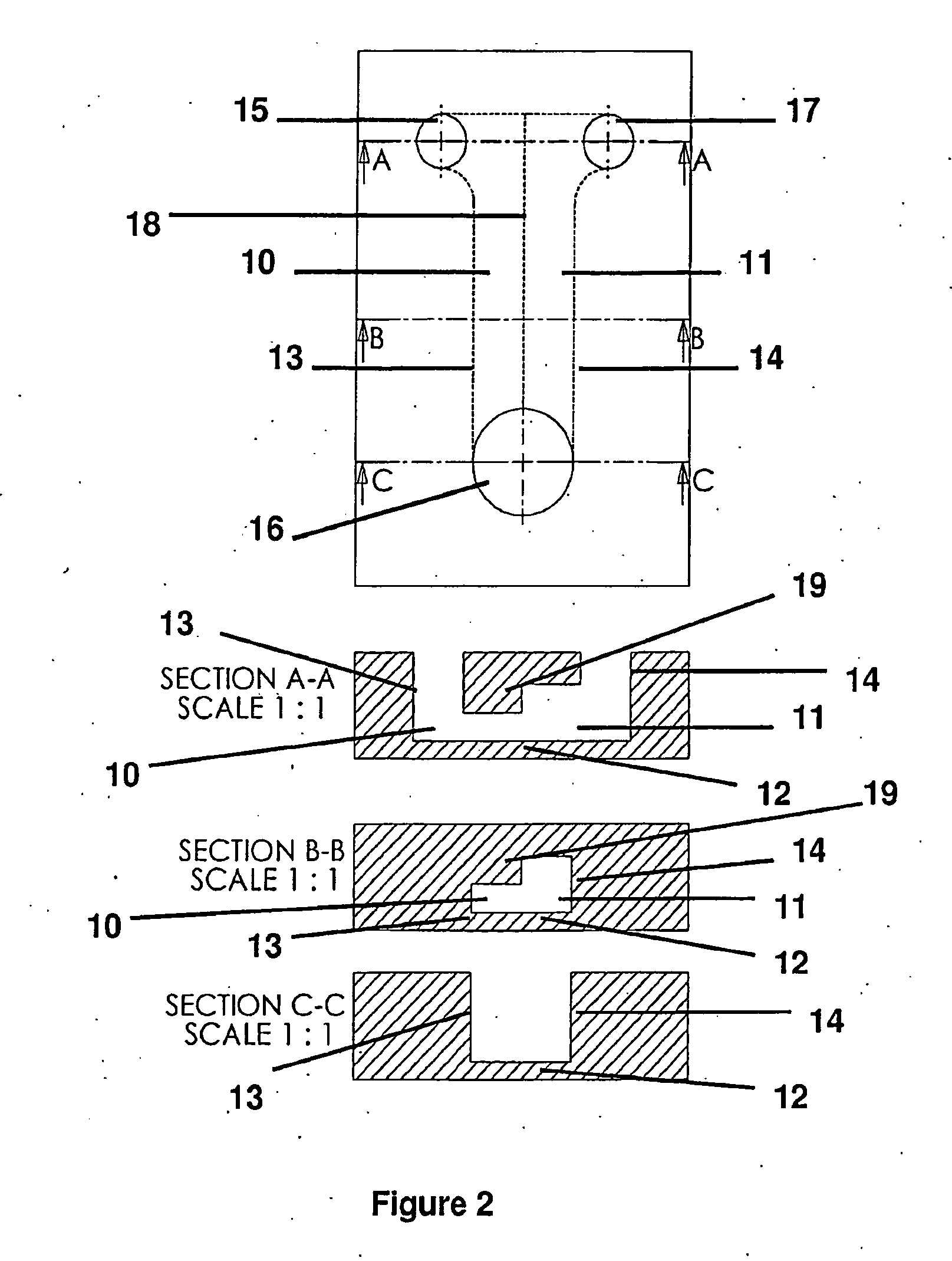 Surface-tension based flow guidance in a microstructure environment