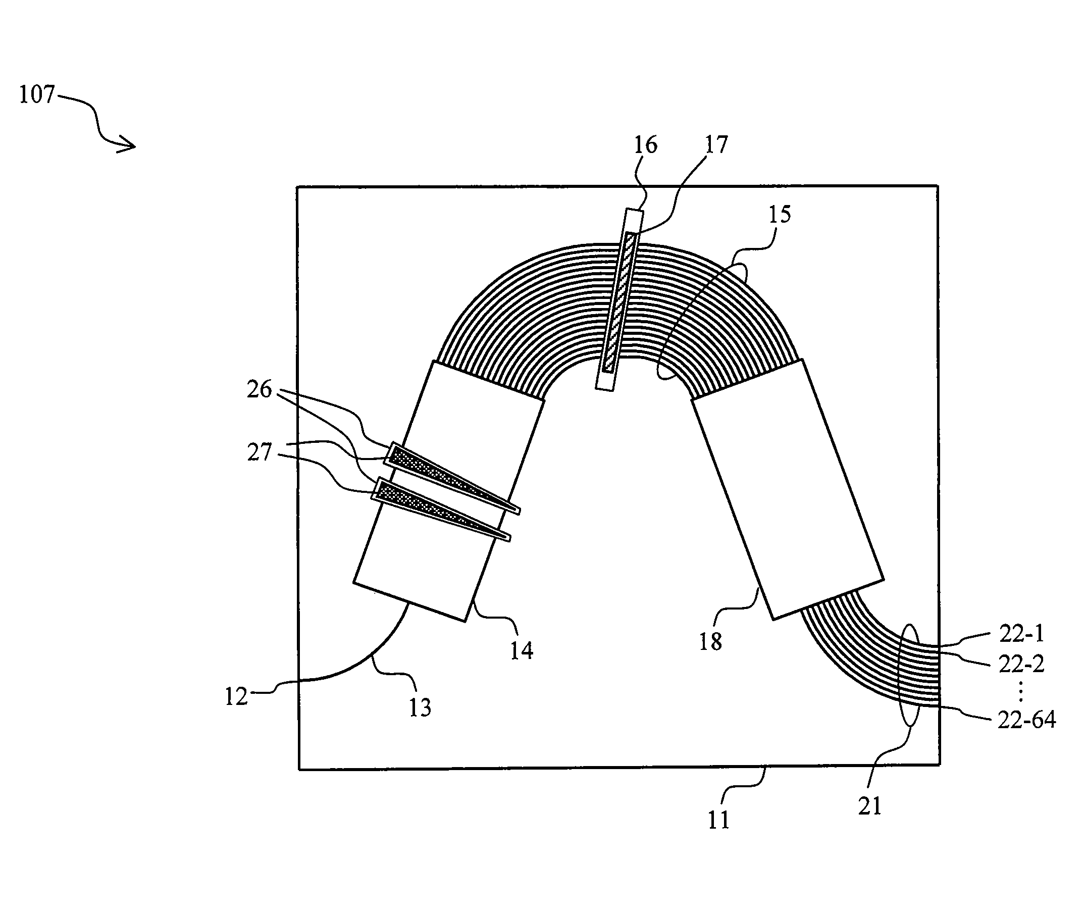 Waveguide type optical device