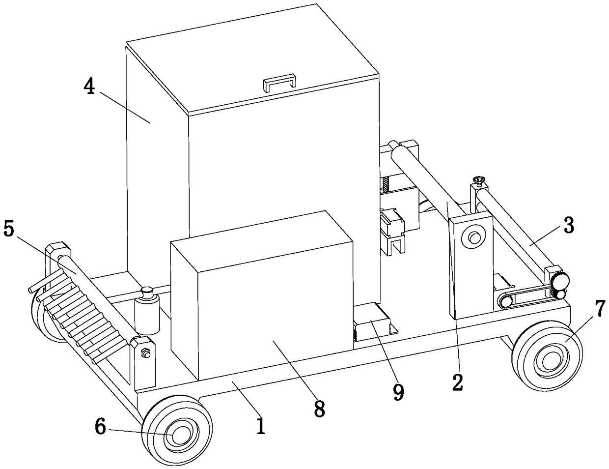 Curing device and curing method for construction engineering concrete