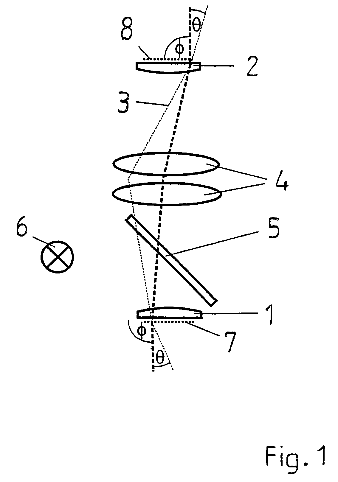 Optical assembly to be mounted on a microscope for measuring periodic movements of a microstructure