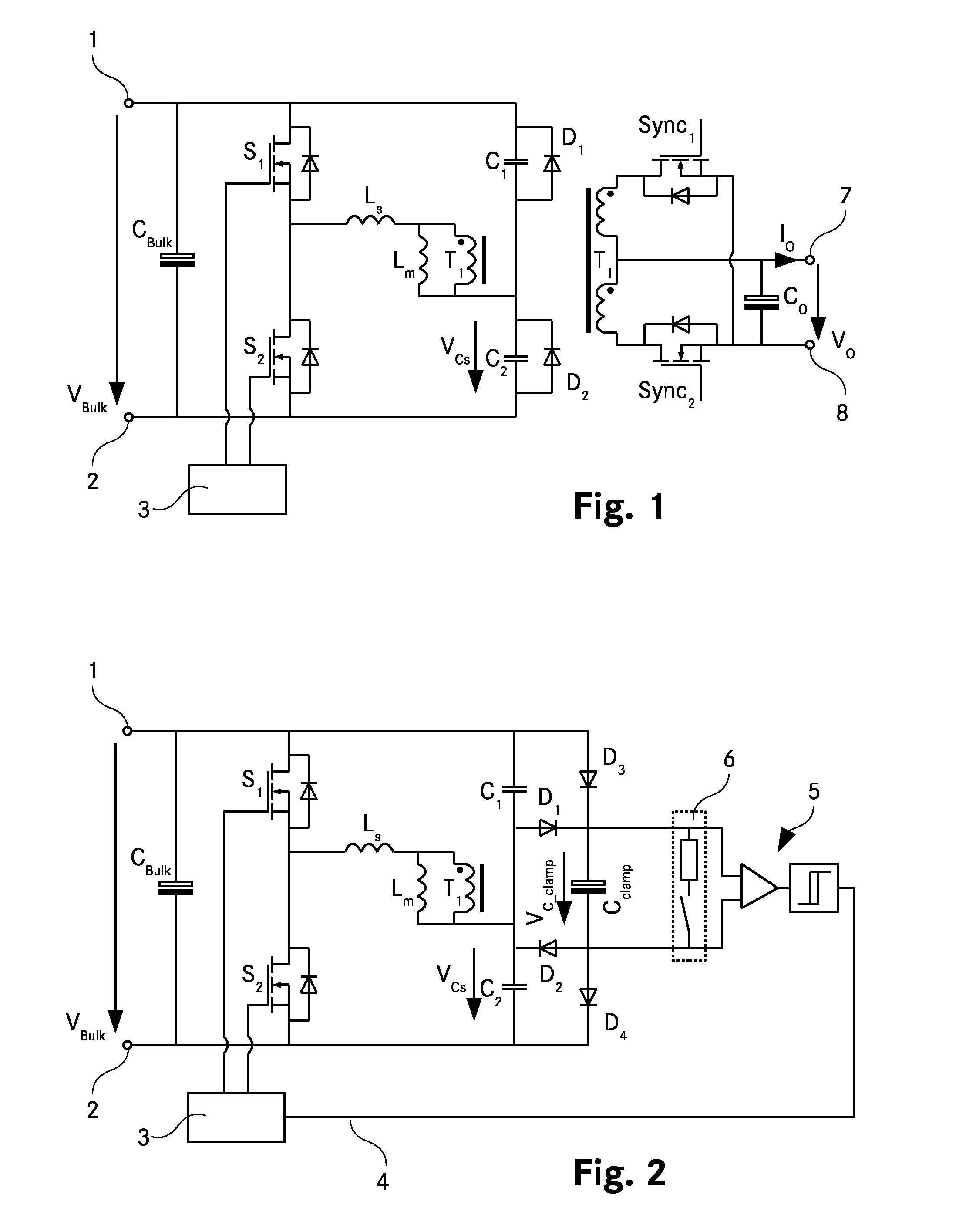 Resonant capacitor clamping circuit in resonant converter