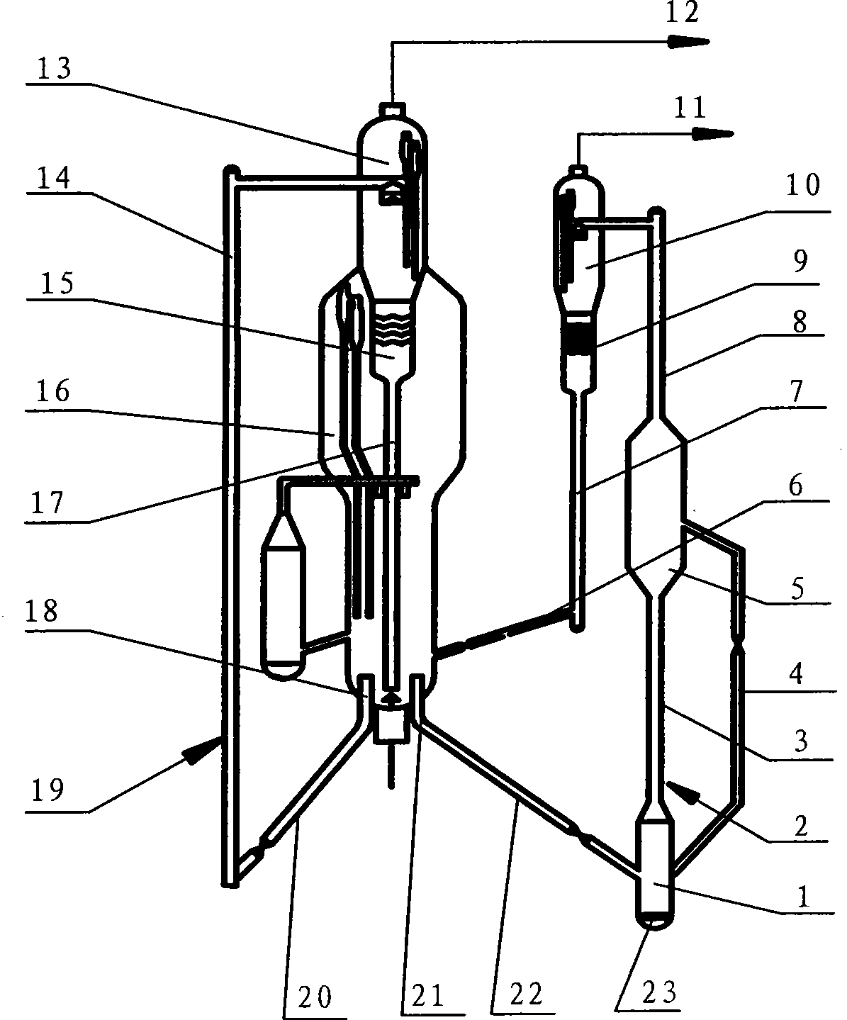 Upgrading method and device for gasoline