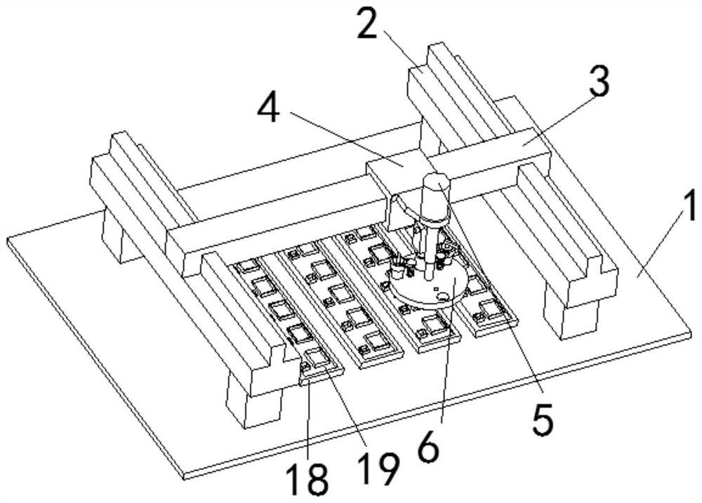 Device and method for placing chip on jumper frame