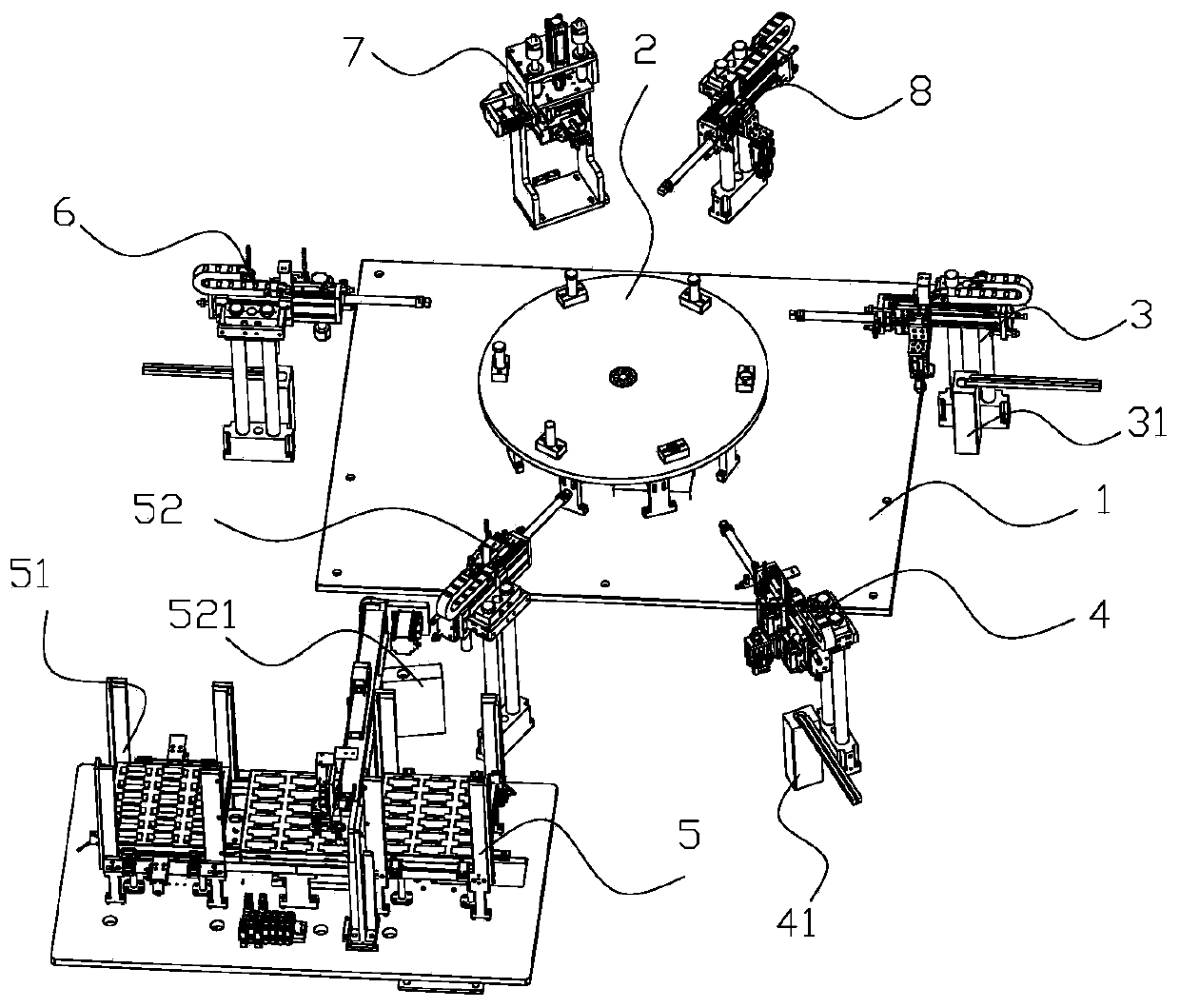 Pipe body feeding and assembling device and method for blood collection pipe