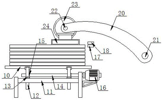 Automatic blanking processing system for sheet metal parts of suspensions of electric vehicles