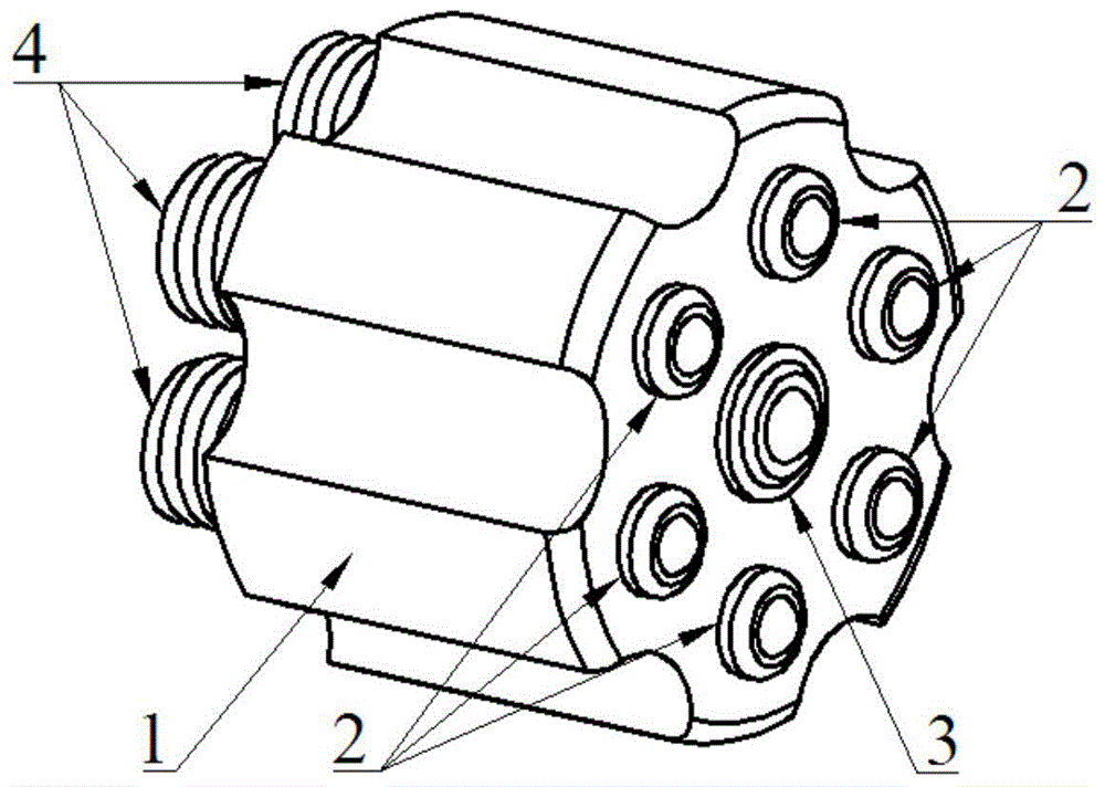 Hard-soft multipoint follow-up supporting head used for image processing