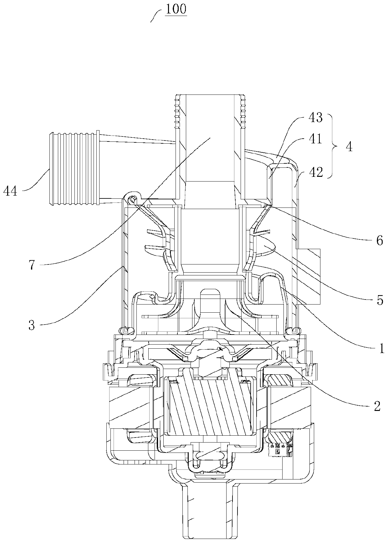 Heating pump and dishwasher