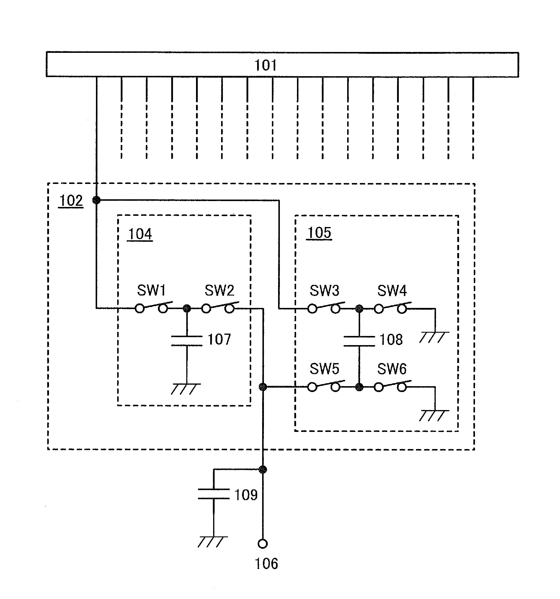 Light emitting device with selection circuit for image signal polarity inversion