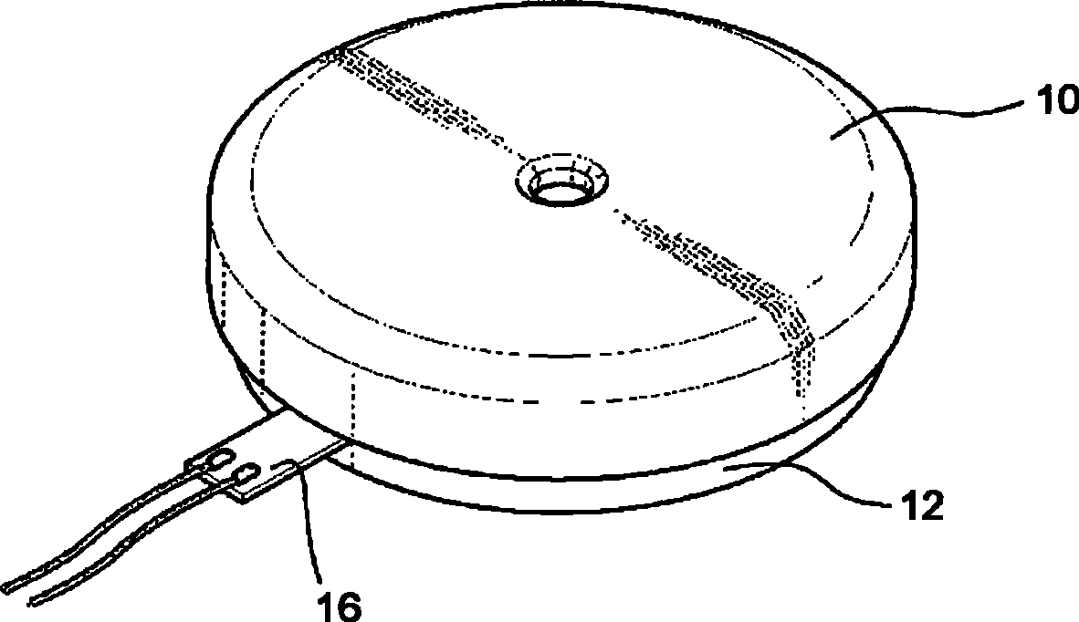 Flat oscillating motor