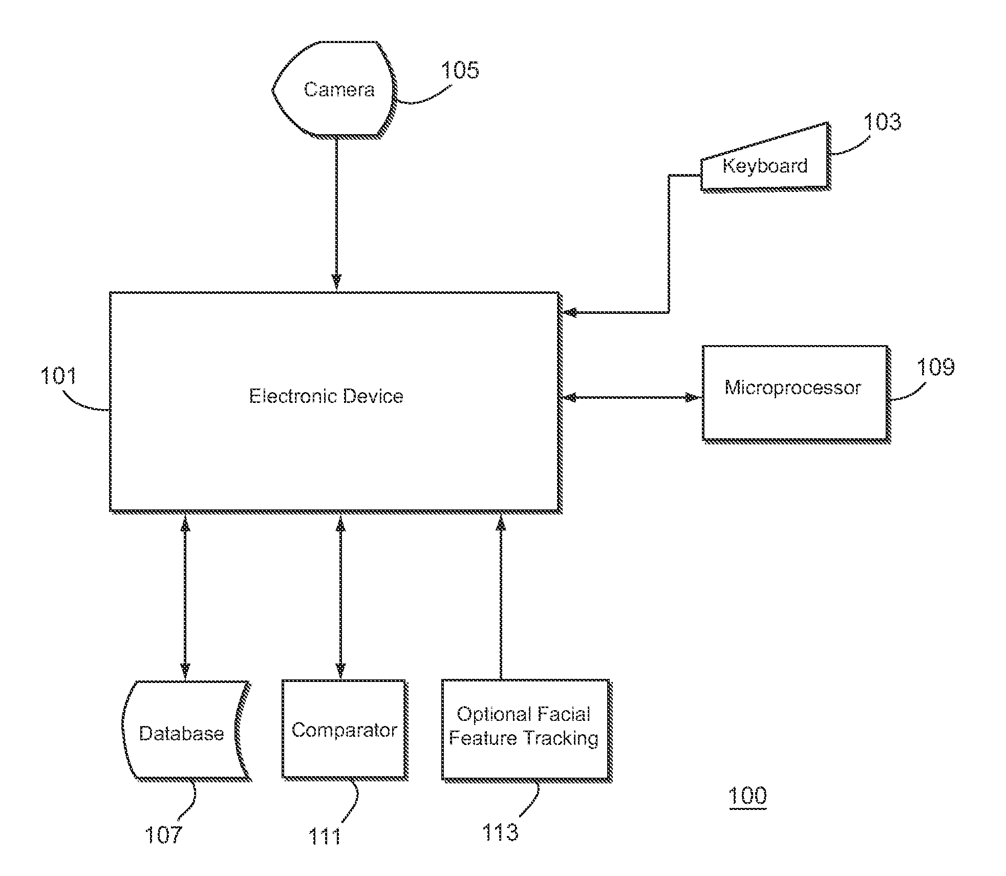 System and method for providing secure access to an electronic device using both a screen gesture and facial biometrics